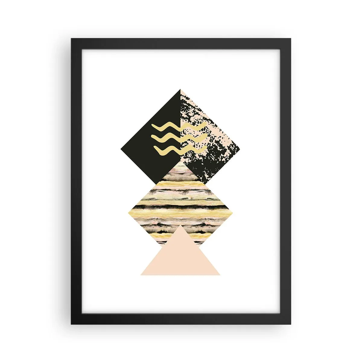Plakat w czarnej ramie - Nie takie proste - 30x40 cm