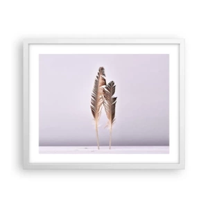 Plakat w białej ramie - Przeciw nicości - 50x40 cm