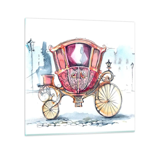 Obraz na szkle - Do ślubu czy na bal? - 30x30 cm