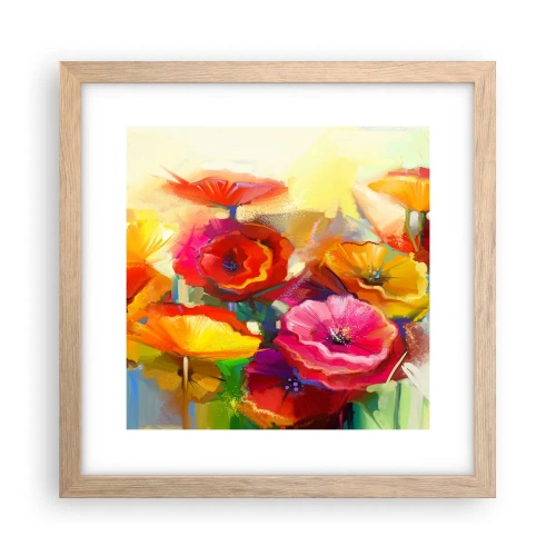 Plakat w ramie jasny dąb - Nie tylko czerwone - 30x30 cm