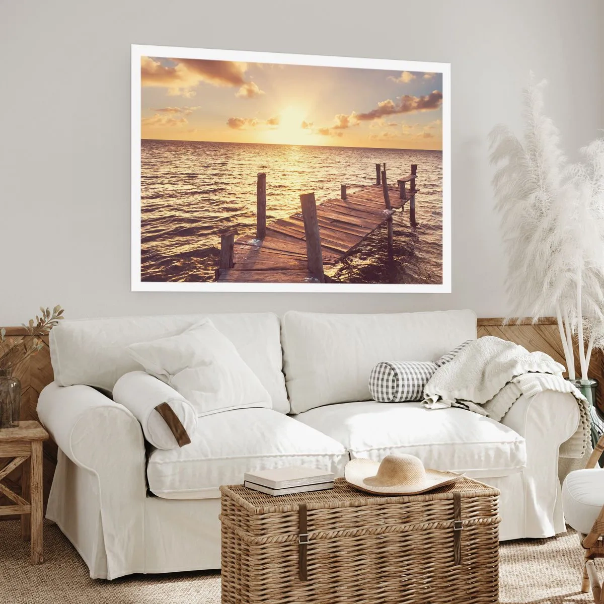 Plakat - Złota kraina łagodności - 70x50 cm