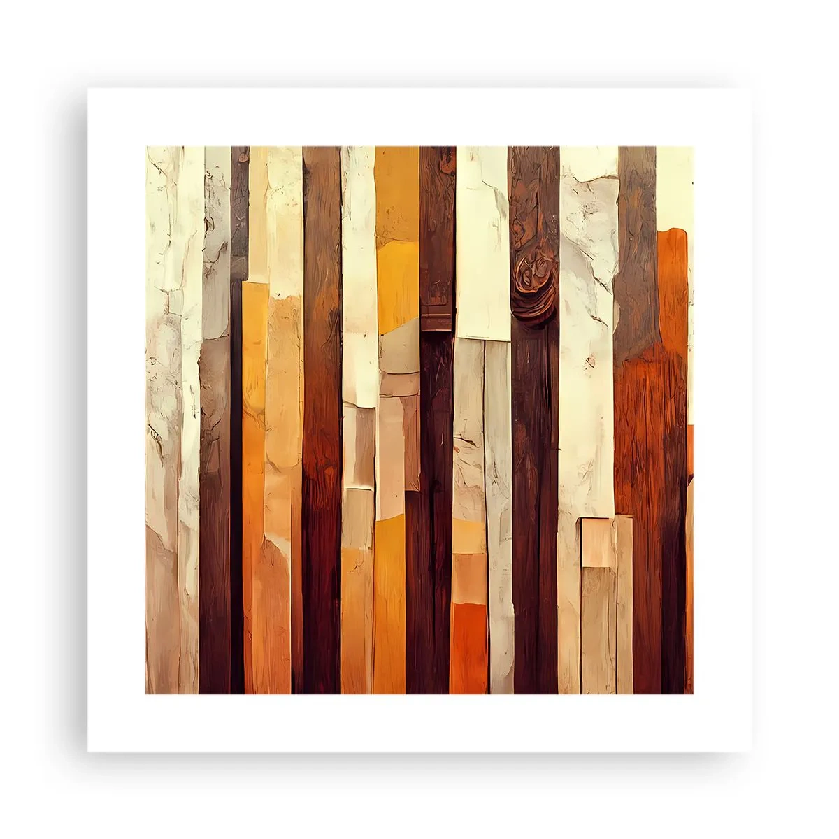 Plakat - Hymn leśnych drzew - 40x40 cm