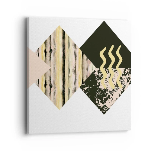 Obraz na płótnie - Nie takie proste - 40x40 cm