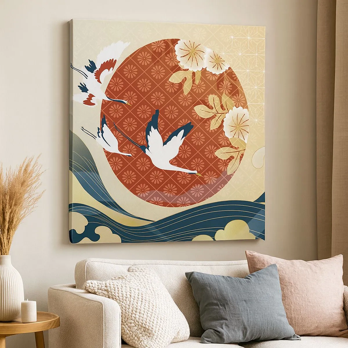 Obraz na płótnie - Japońska baśń - 30x30 cm