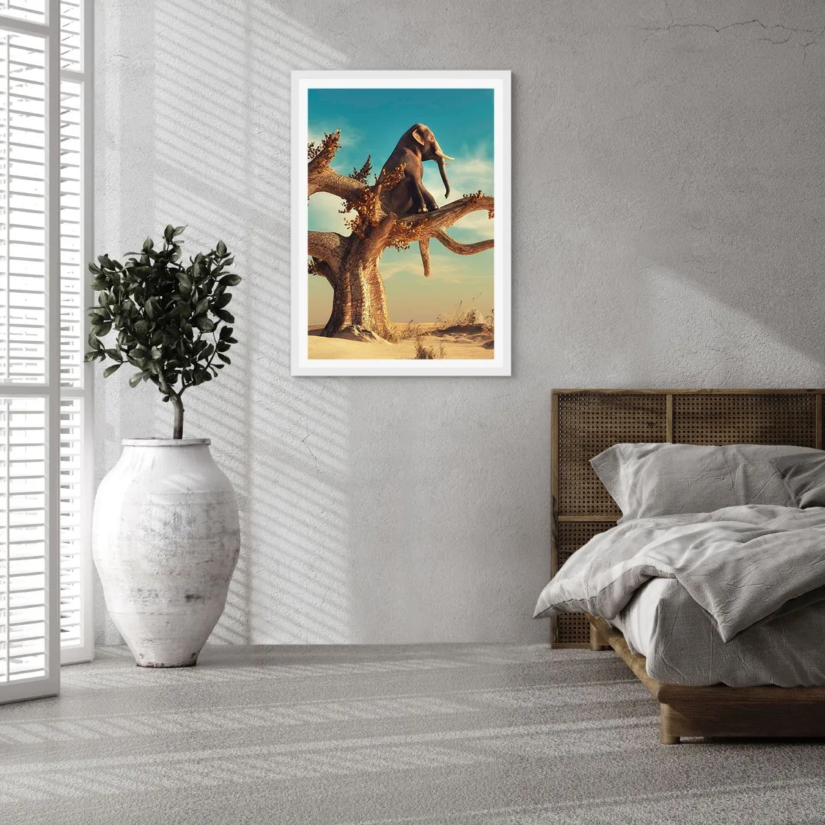 Plakat w białej ramie - Nowy punkt widzenia - 50x70 cm