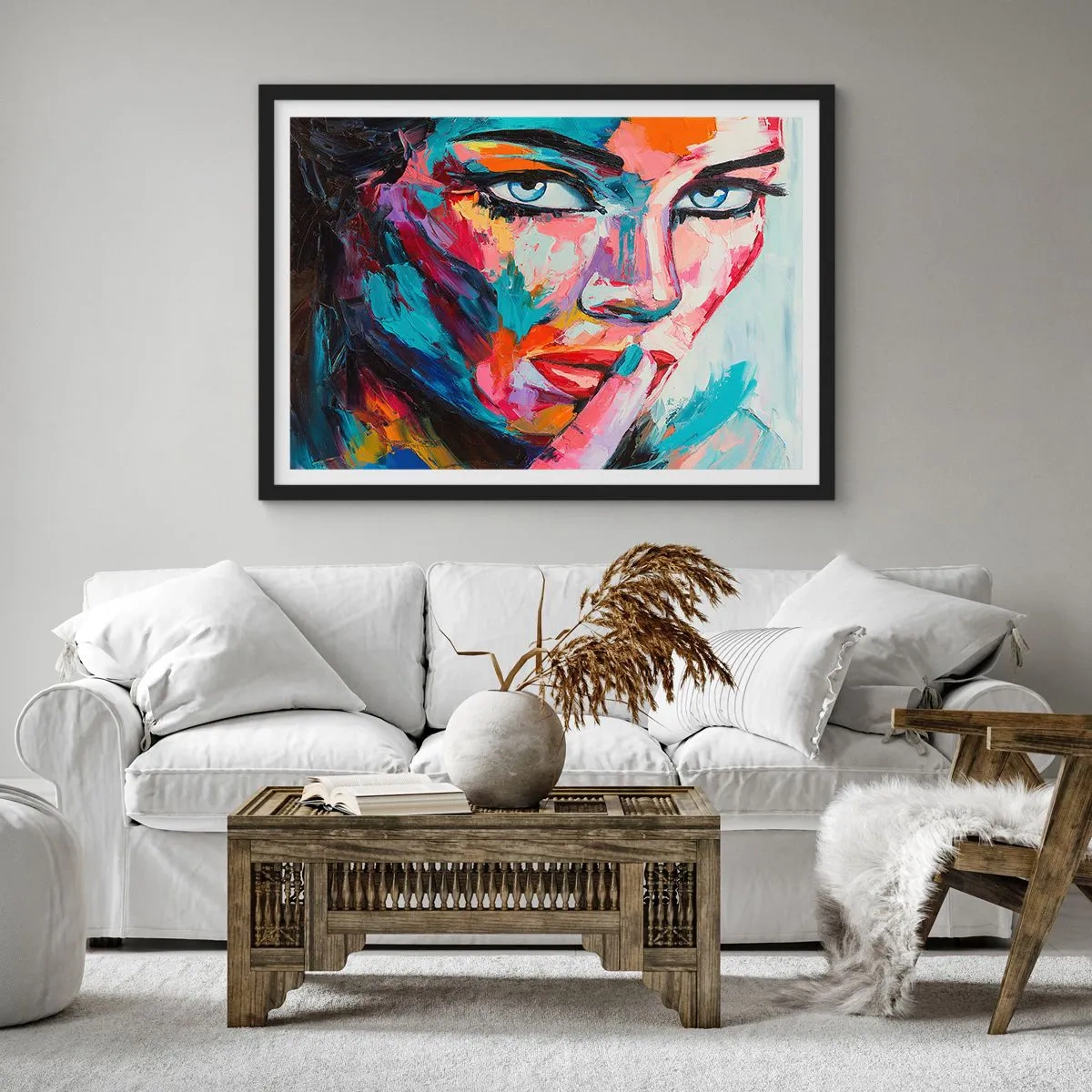 Plakat w czarnej ramie - Nasza pierwsza tajemnica - 91x61 cm
