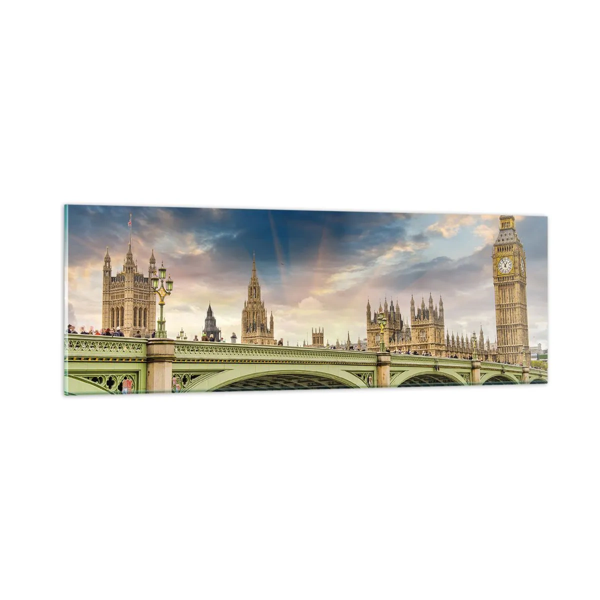 Obraz na szkle - Czas stanął w Imperium - 90x30 cm