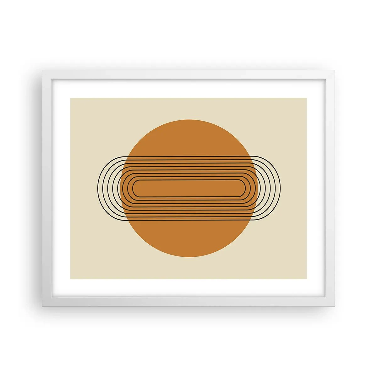Plakat w białej ramie - Plan doskonały - 50x40 cm