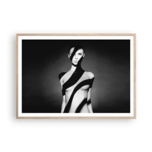 Plakat w ramie jasny dąb - W blasku i w cieniu - 100x70 cm