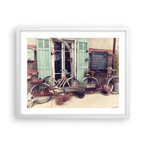 Plakat w białej ramie - Niech żyje prowincja - 50x40 cm