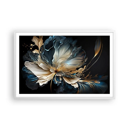 Plakat w białej ramie - Baśniowy kwiat paproci - 91x61 cm