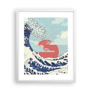 Plakat w białej ramie - Z japońskich inspiracji - 40x50 cm