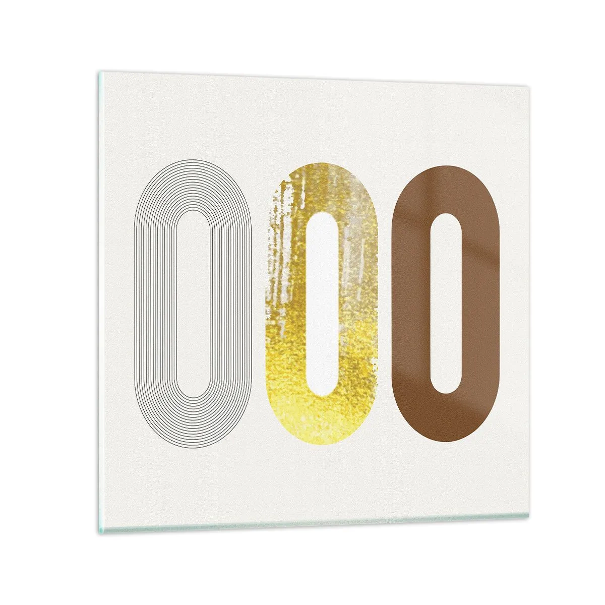 Obraz na szkle - Ooo! - 30x30 cm