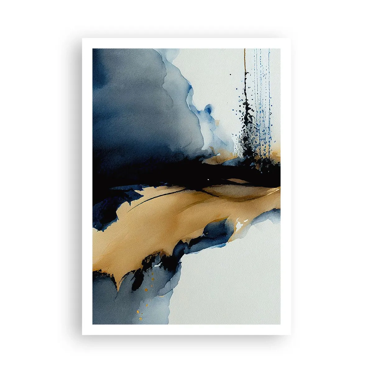 Plakat - Za zasłoną - 70x100 cm