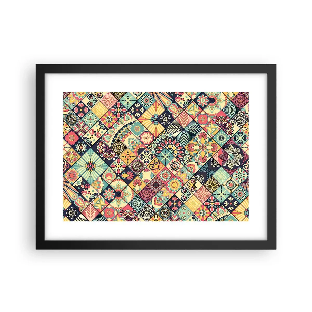 Plakat w czarnej ramie - Marokańskie klimaty - 40x30 cm