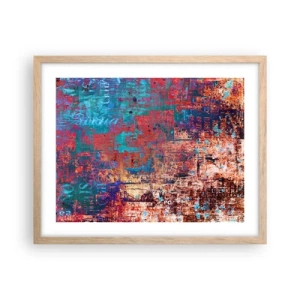 Plakat w ramie jasny dąb - Pamięć i niepamięć - 50x40 cm
