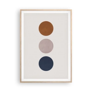 Plakat w ramie jasny dąb - Symbol doskonałości - 70x100 cm