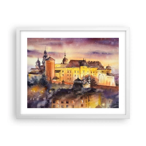 Plakat w białej ramie - Historia i baśń - 50x40 cm