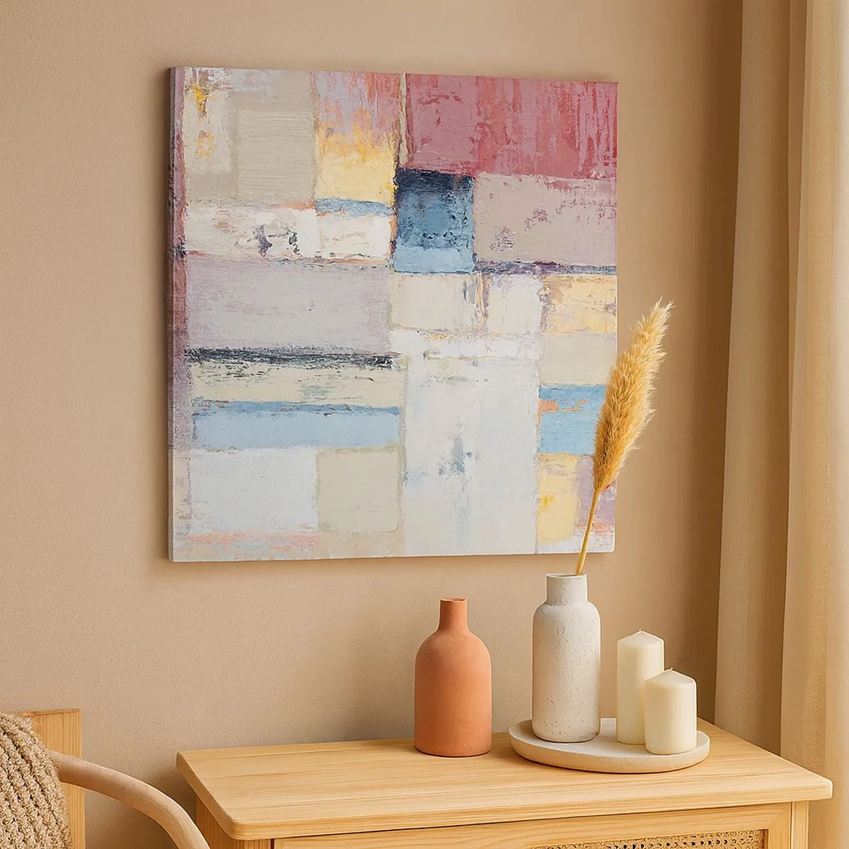 Obraz na płótnie - Spokój geometrii - 30x30 cm