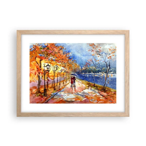 Plakat w ramie jasny dąb - Razem do granicy czasu - 40x30 cm