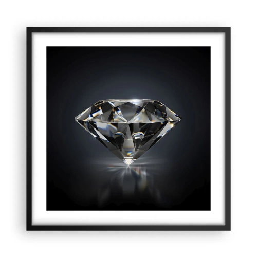 Plakat w czarnej ramie - Best girls friend - 50x50 cm