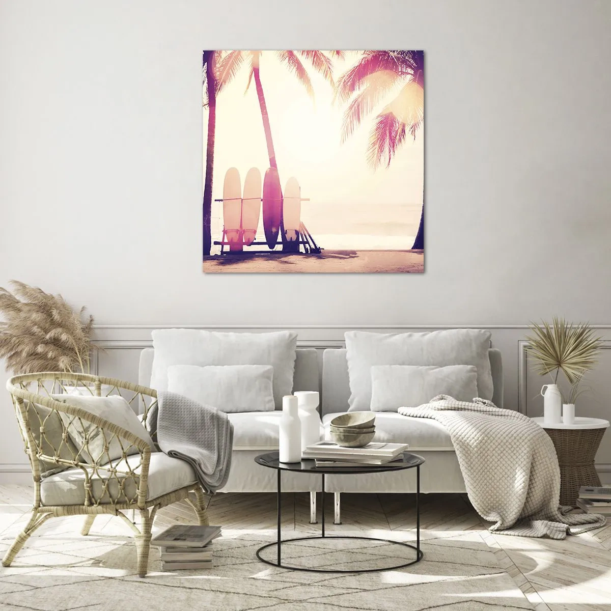 Obraz na szkle - To będzie wspaniały dzień - 60x60 cm