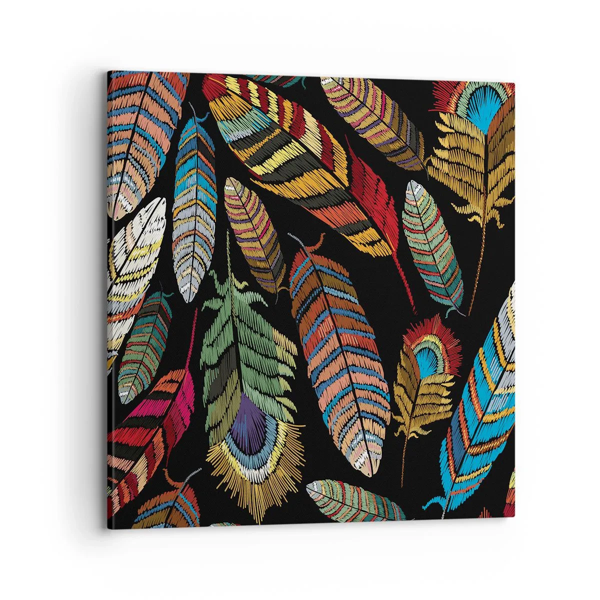 Obraz na płótnie - Ptasi karnawał - 70x70 cm