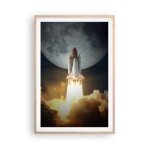 Plakat w ramie jasny dąb - Początek nieziemskiej przygody - 61x91 cm