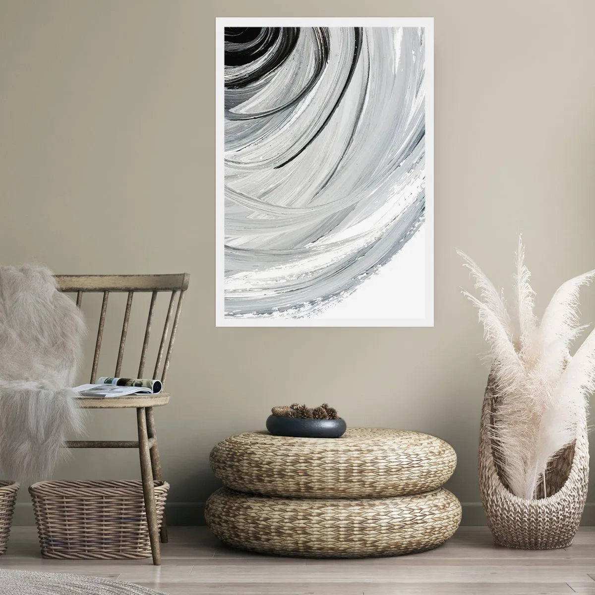 Plakat - Kompozycja orbitalna - 70x100 cm