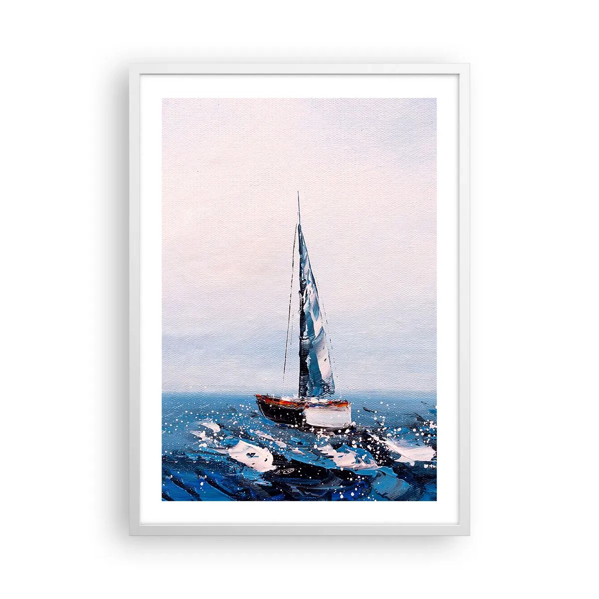 Plakat w białej ramie - Braterstwo wiatru - 50x70 cm