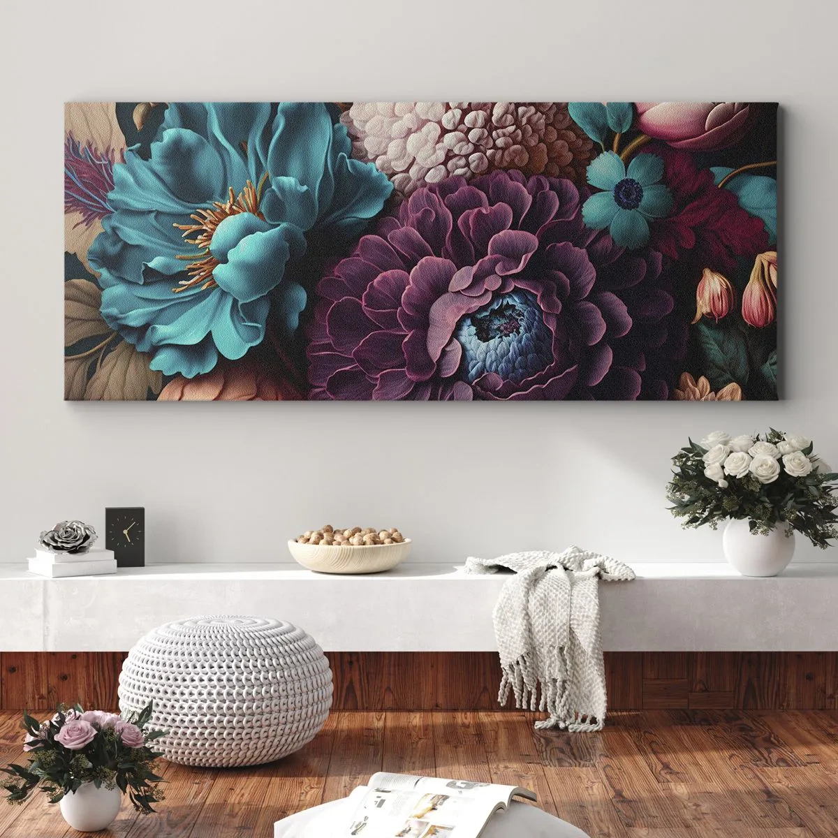 Obraz na płótnie - Natura na bogato - 100x40 cm