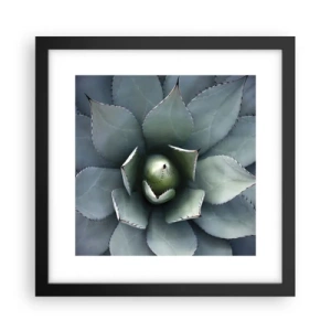 Plakat w czarnej ramie - Wabi i przestrzega - 30x30 cm
