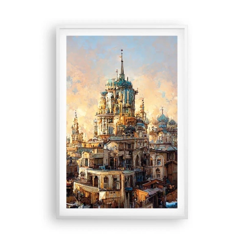 Plakat w białej ramie - Miasto miast - 61x91 cm