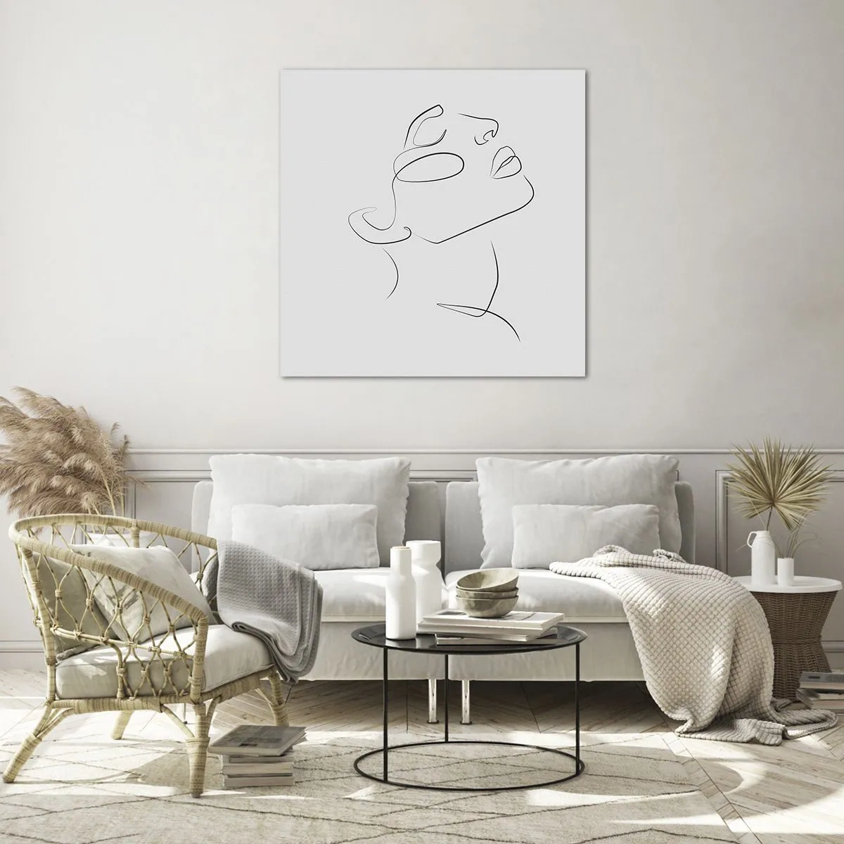 Obraz na szkle - Meandry marzenia - 70x70 cm