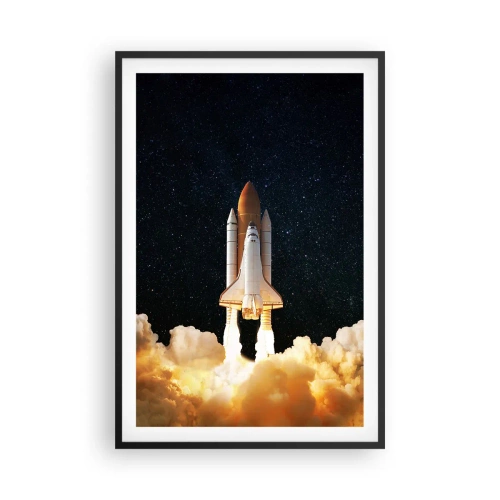 Plakat w czarnej ramie - Ad astra! - 61x91 cm