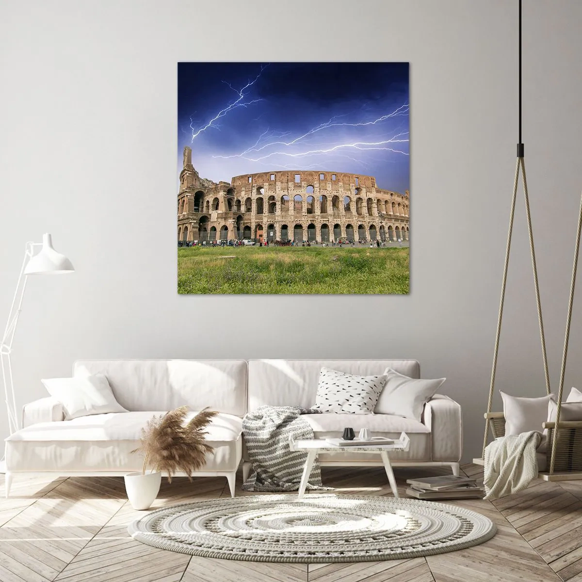 Obraz na płótnie - Arena walki - 30x30 cm