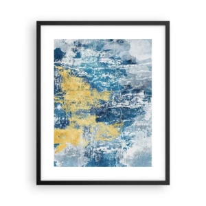 Plakat w czarnej ramie - Abstrakcja pełna pogody - 40x50 cm