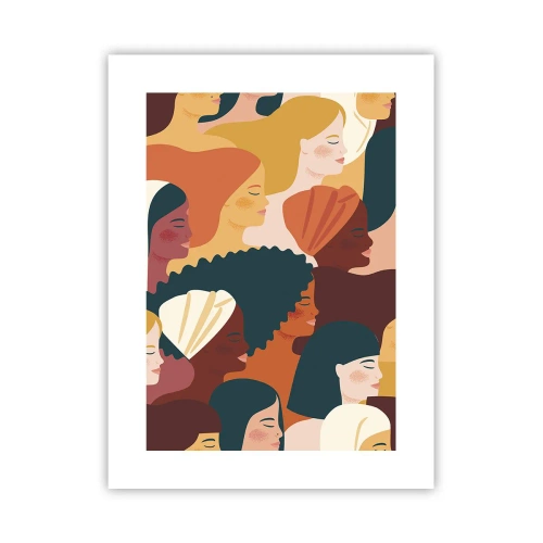 Plakat - Tylko kobiecość - 30x40 cm
