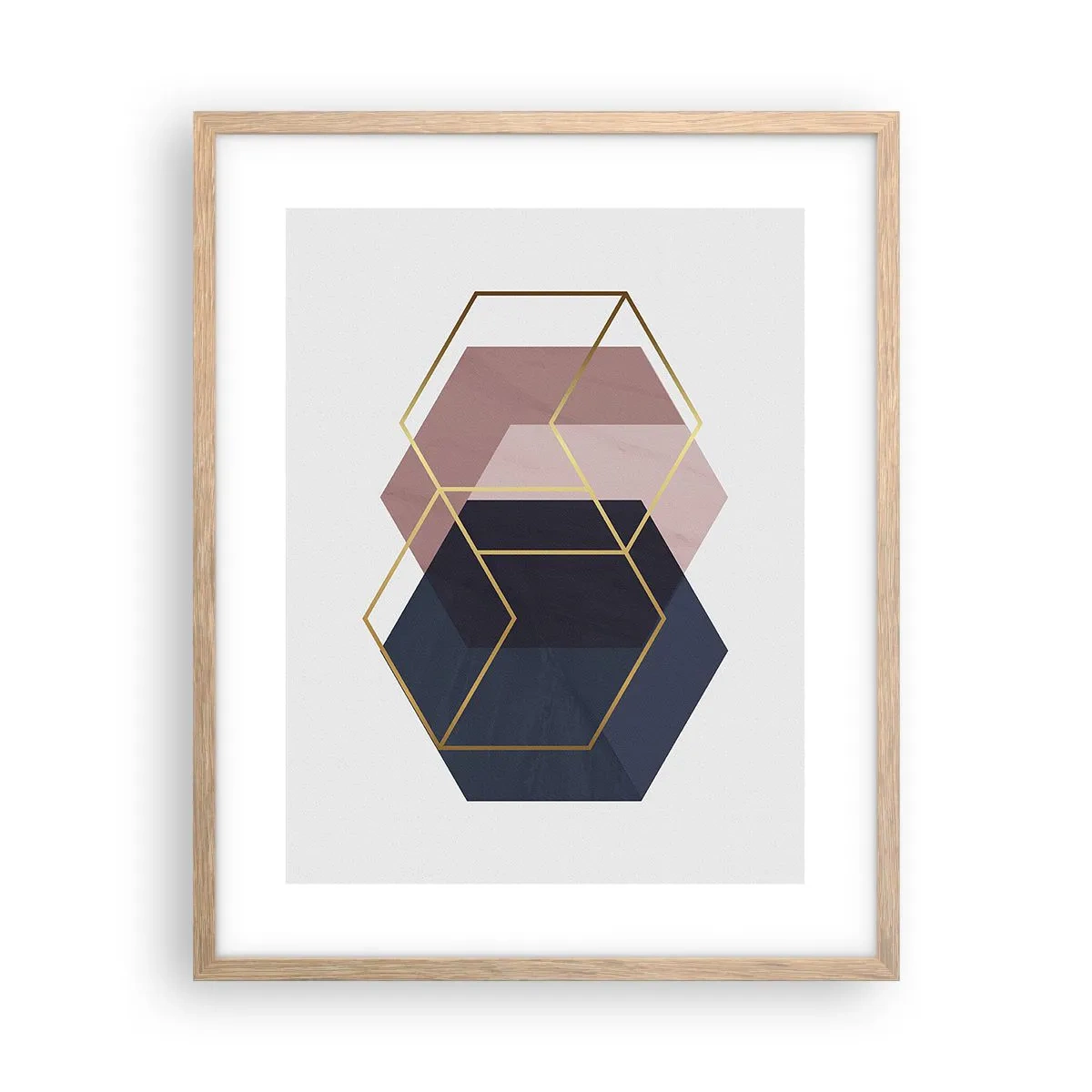 Plakat w ramie jasny dąb - Siła prostoty - 40x50 cm