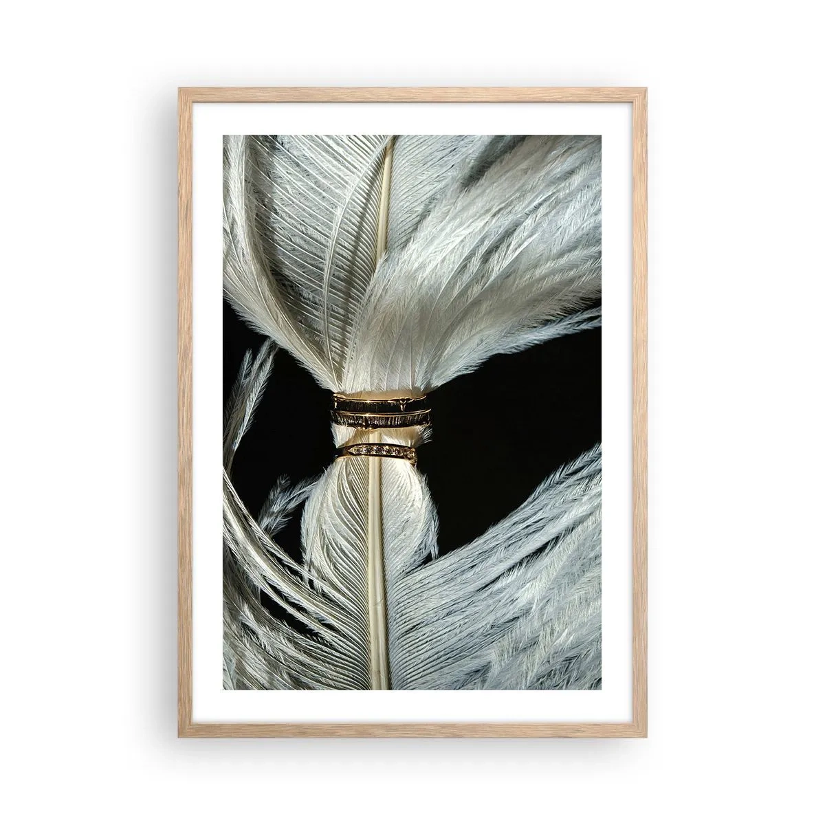 Plakat w ramie jasny dąb - ...i nie opuszczę Cię… - 50x70 cm