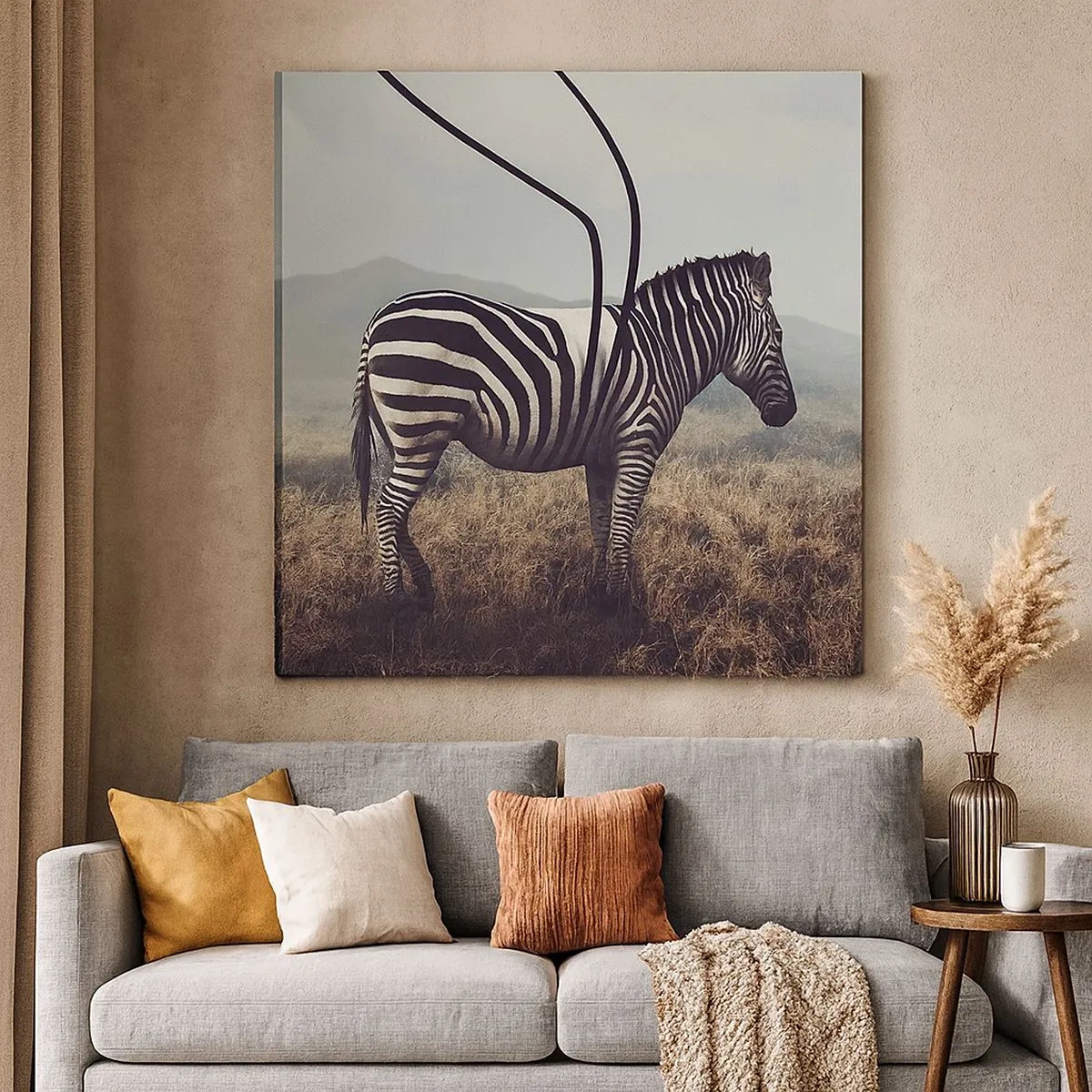 Obraz na płótnie - Uwaga! Usterka - 30x30 cm