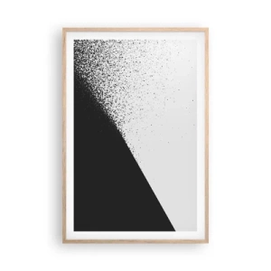Plakat w ramie jasny dąb - Coraz szybciej, coraz więcej - 61x91 cm