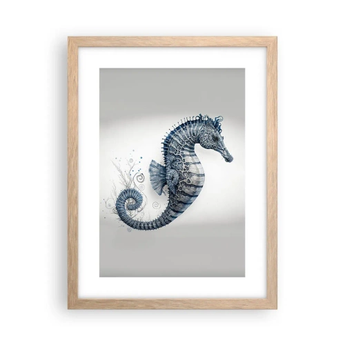 Plakat w ramie jasny dąb - Subtelny żart natury - 30x40 cm