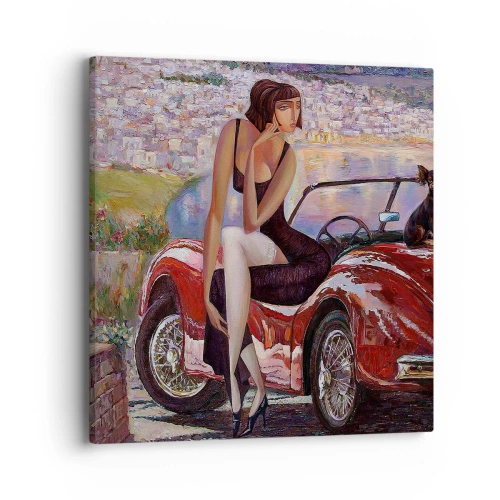 Obraz na płótnie - Lato? Tylko na Rivierze - 40x40 cm