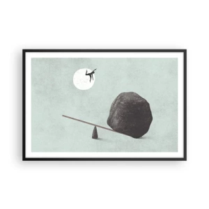 Plakat w czarnej ramie - Spełnione marzenie - 91x61 cm