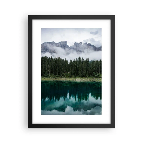 Plakat w czarnej ramie - Cicho, cicho, nie budźmy wody spiącej… - 30x40 cm