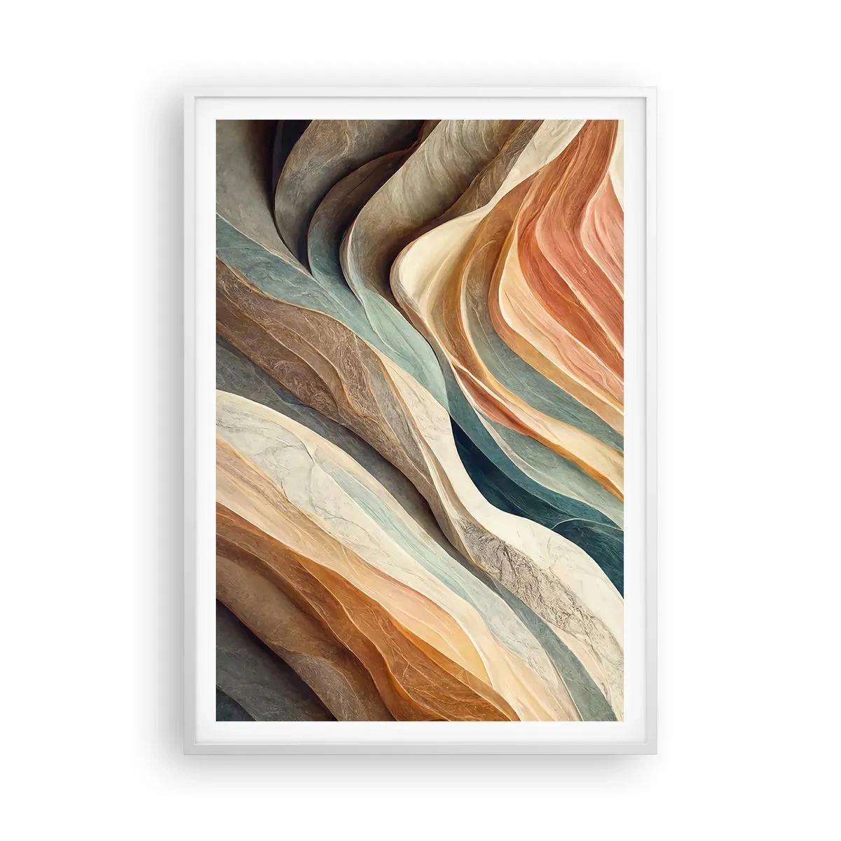 Plakat w białej ramie - Chwila przed zmianą - 70x100 cm