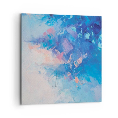 Obraz na płótnie - Zimowa abstrakcja - 50x50 cm