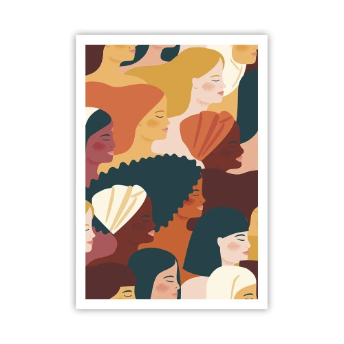 Plakat - Tylko kobiecość - 70x100 cm