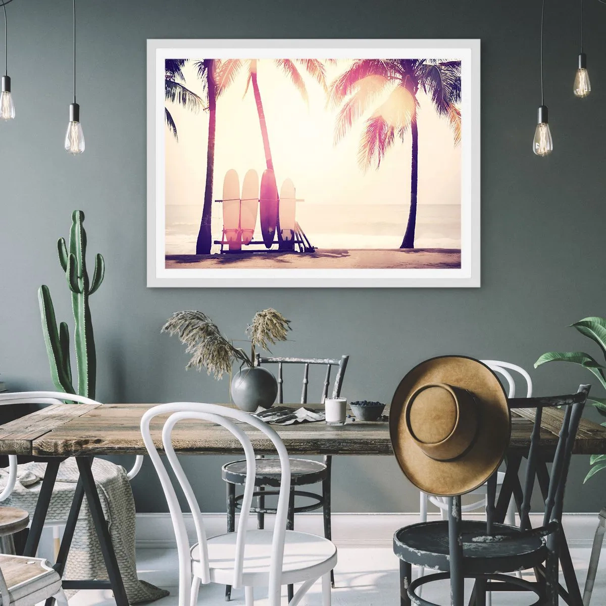 Plakat w białej ramie - To będzie wspaniały dzień - 50x40 cm